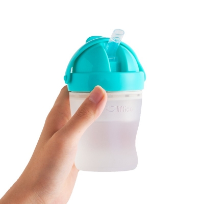 Dolphin Flipped Straw Cup